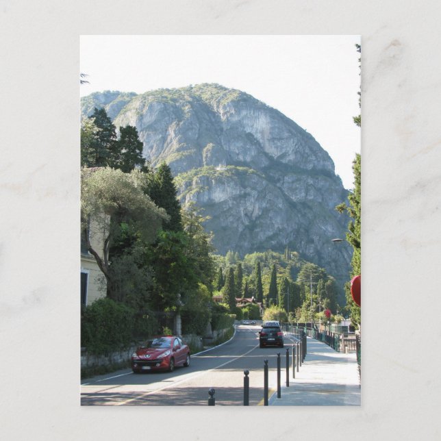 Cartão Postal Monte Lake Como Itália (Frente)