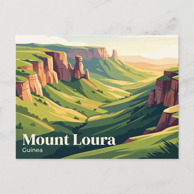 Cartão Postal Monte Loura Guiné (Frente)