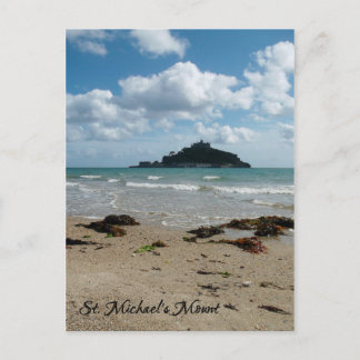 Cartão Postal Monte Marazion Cornwall, da rua Michael, Inglaterr