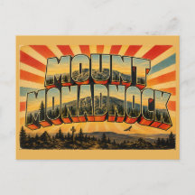Monte Monadnock New Hampshire Floresta do Pico Roc