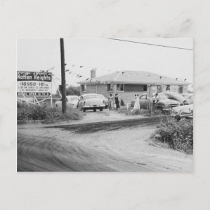 Cartão Postal Monte Prospect Illinois Hatlen Heights 1950