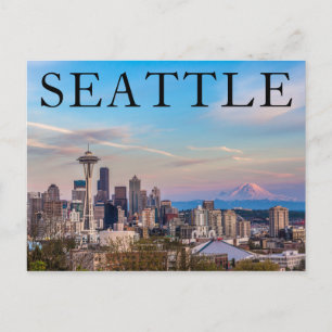 Cartão Postal Monte Rainier Seattle, Washington