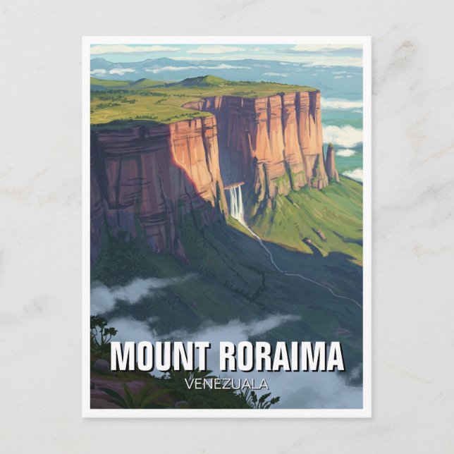 Cartão Postal Monte Roraima Viagens Venezuela (Frente)