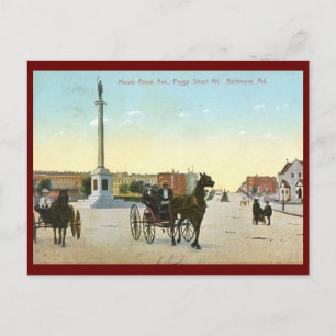 Cartão Postal Monte Royal Ave., Baltimore Vintage