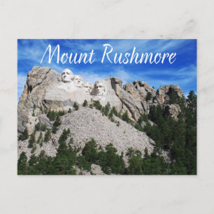 Cartão Postal Monte Rushmore National Memorial South Dakota EUA