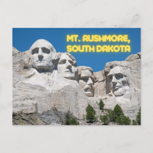 Cartão Postal Monte Rushmore South Dakota, Colorful, Viagem