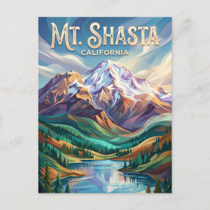 Cartão Postal Monte Shasta EUA