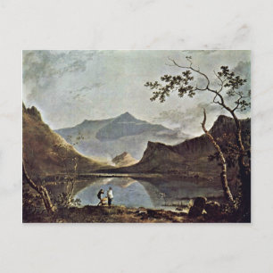 Cartão Postal Monte Snowdon De Llyn Nantlle Vista Por Wilson Ric