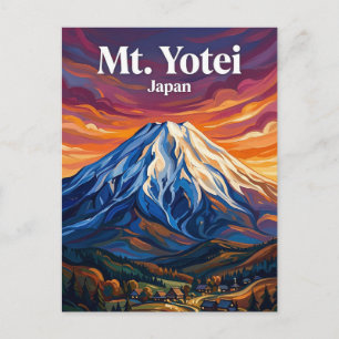 Cartão Postal Monte Yotei Japão