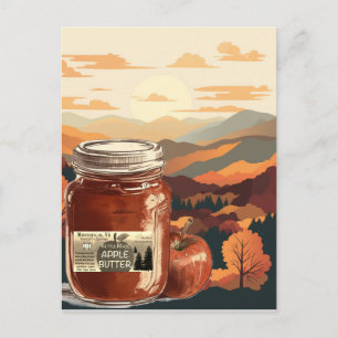 Cartão Postal Montebello, Virgínia Apple Butter personalizável