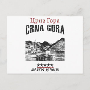 Cartão Postal Montenegro