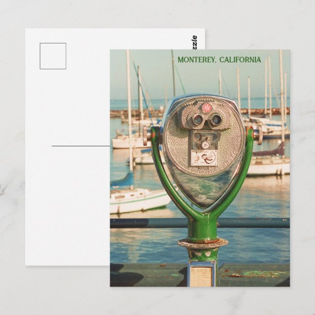 Cartão Postal Monterey Bay California | Fotografia cinematográfi (Frente/Verso)