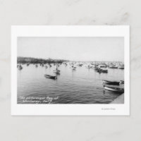 Monterey, CA - Baía com Centenas de Barcos de Made