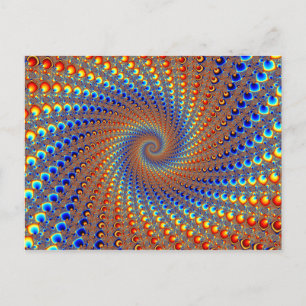 Cartão Postal Monterey Fractal Art