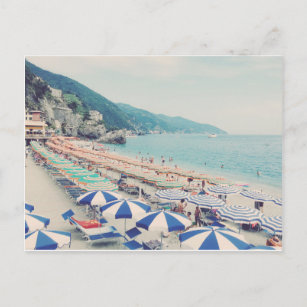 Cartão Postal Monterosso Cinque Terre Italy Beach Scenic Photo