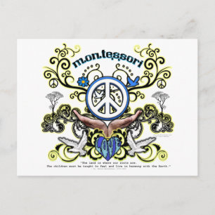 Cartão Postal Montesori Peace