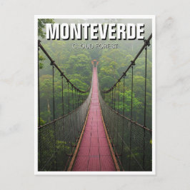 Cartão Postal Monteverde Cloud Forest Costa Rica Viagem