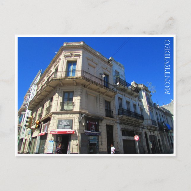 Cartão Postal montevideo viejo (Frente)