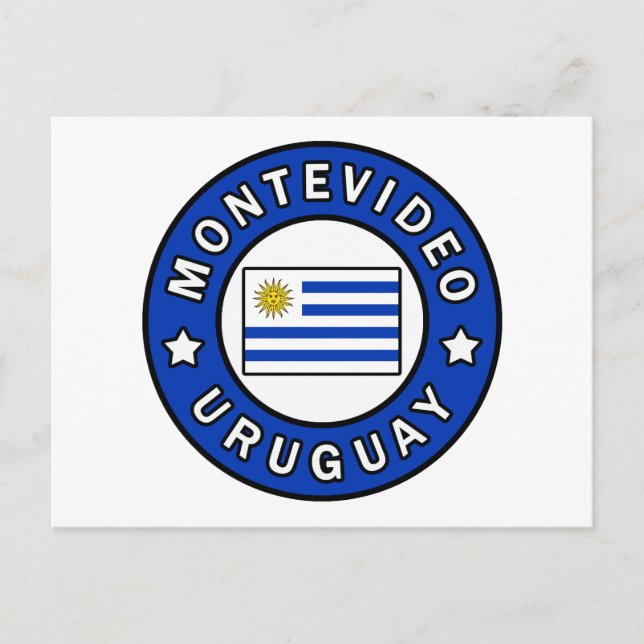Cartão Postal Montevidéu Uruguai (Frente)