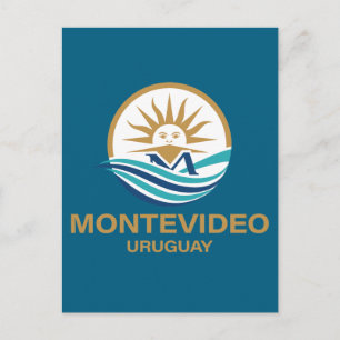 Cartão Postal Montevidéu Uruguai América do Sul