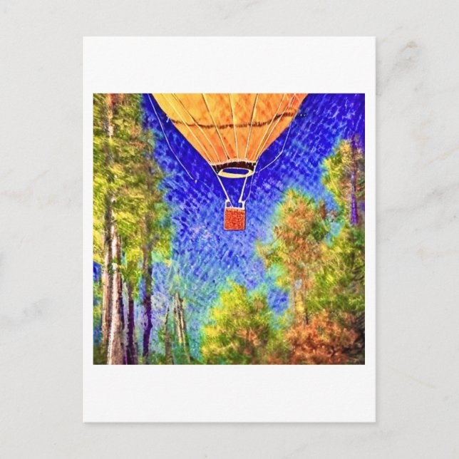 Cartão Postal Montgolfière un (Frente)
