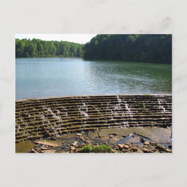 Cartão Postal Montgomery Bell State Park Spillway Dam (Frente)