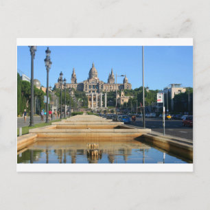 Cartão Postal Montjuic, Barcelona, españa