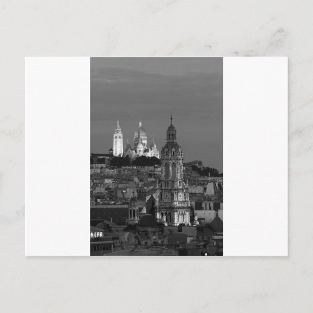 Cartão Postal Montmartre (Frente)