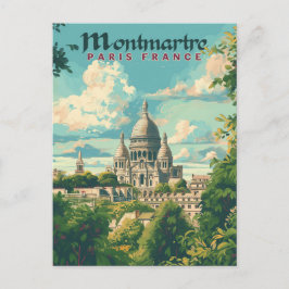 Cartão Postal Montmartre - Paris, França