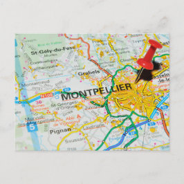 Cartão Postal Montpellier, França
