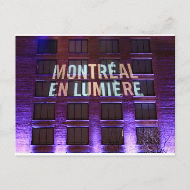 Cartão Postal Montrea, Canadá (Frente)