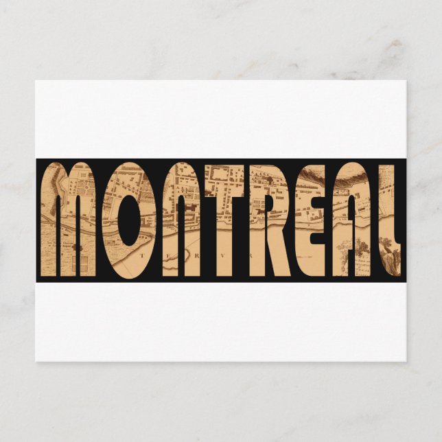 Cartão Postal montreal1758 (Frente)