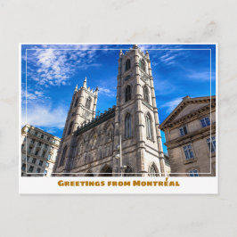 Cartão Postal Montréal Canada Notre Dame Cathedral Modern