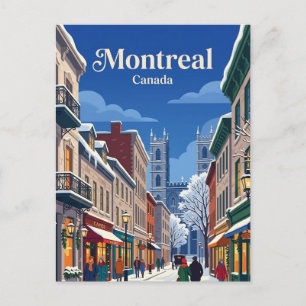 Cartão Postal Montreal, Quebec Canadá