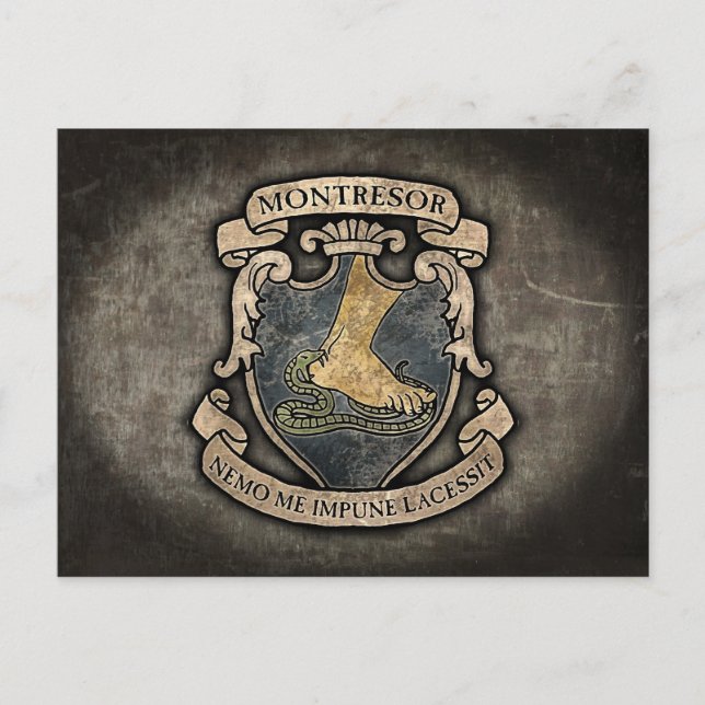 Cartão Postal Montresor Casaco de Armas (Frente)