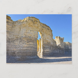 Cartão Postal Monument Rocks Key Hole Arch, Kansas