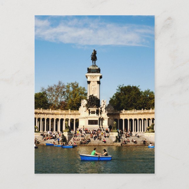 Cartão Postal Monumento a Alfonso XII (Frente)