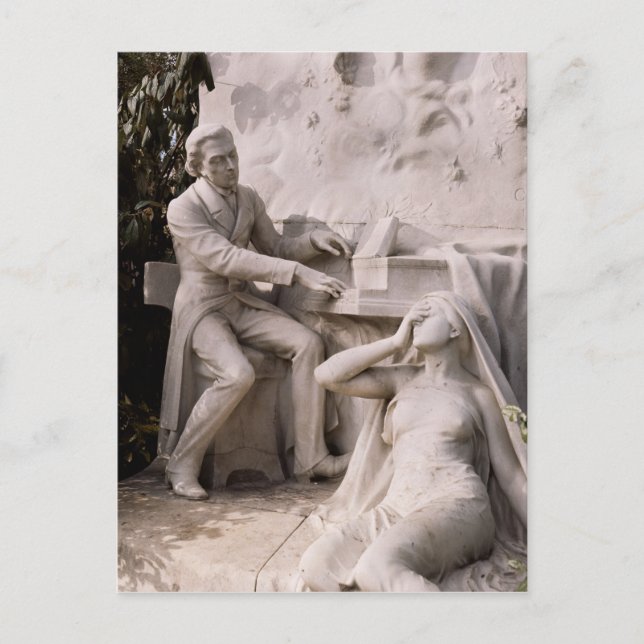 Cartão Postal Monumento a Frederic Chopin (Frente)