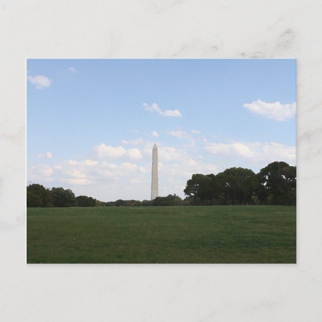 Cartão Postal Monumento a Washington (Frente)