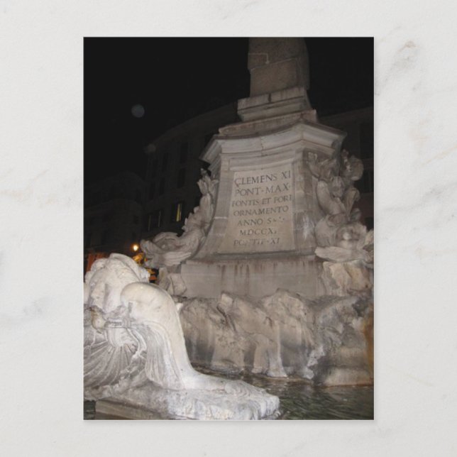 Cartão Postal Monumento Arquitetônico de Roma (Frente)