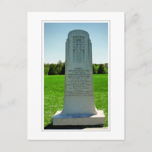 Cartão Postal Monumento da Abelha de Gen. Barnard (Frente)