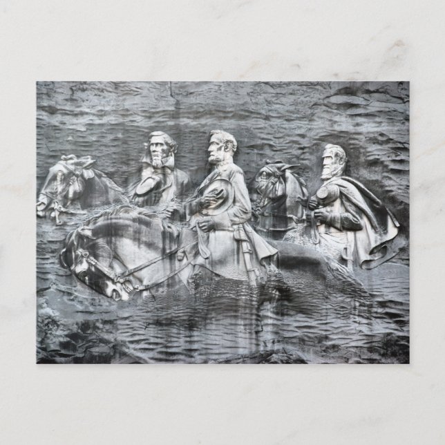 Cartão Postal Monumento de Pedra da Geórgia (Frente)