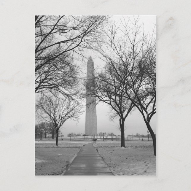 Cartão Postal Monumento de Washington (Frente)