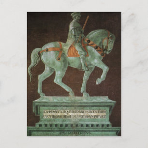 Cartão Postal Monumento Equestre a Sir John Hawkwood, Uccello