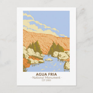 Cartão Postal Monumento Nacional Agua Fria Badger Springs Canyon