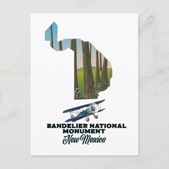 Cartão Postal monumento nacional bandelier (Frente)