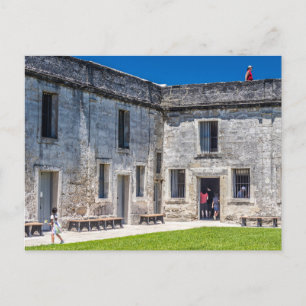 Cartão Postal Monumento Nacional Castillo de San Marcos, FL