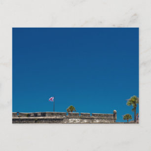 Cartão Postal Monumento Nacional Castillo de San Marcos, FL