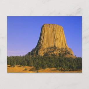 Cartão Postal Monumento Nacional da Torre Devils no Wyoming