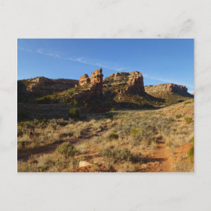 Cartão Postal Monumento Nacional de Canyon Colorado sem Thorough